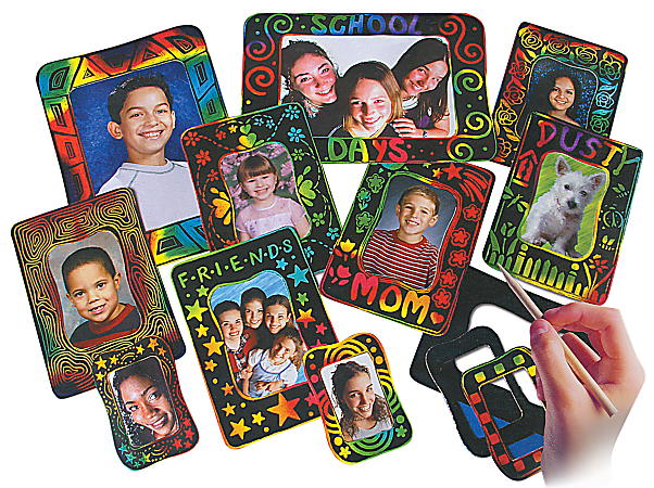 Melissa & Doug Photo Frames Group Pack, Assorted Sizes, Pack Of 72