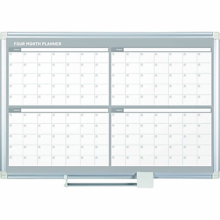 MasterVision Magnetic Gold Ultra 4 Month Planner -