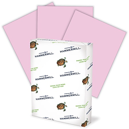 Hammermill® Multi-Use Color Copy Paper, Lilac, Letter (8.5" x 11"), 5000 Sheets Per Case, 20 Lb