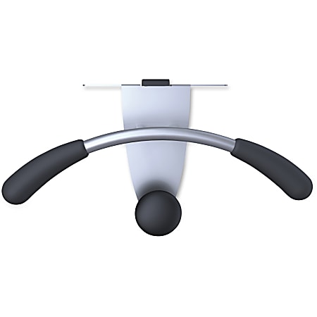 Alba Over-the-panel Coat Hook Hanger, 44 lb (19.96 kg) Capacity, 7.9"H x 14.6"W, for Coat, Cubicle, Clothes, Powder Coated