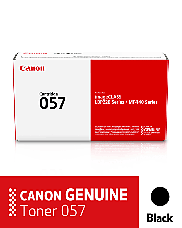 Canon 057 Black Toner Cartridge 3009C001 - Office Depot