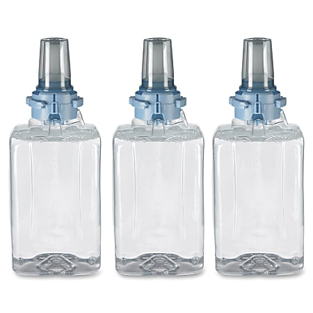 PURELL® ADX-12 Hand Sanitizer Foam Refill - 40.6 fl oz (1200 mL) - Kill Germs - Hand, Skin - Clear - Dye-free, Fragrance-free - 3 / Carton
