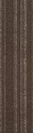 Foss Floors Peel & Stick Couture Carpet Planks, 9" x 36", Espresso, Set Of 16 Planks