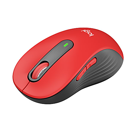 Logitech® Signature M650 L Full-Size Wireless Mouse, Red,