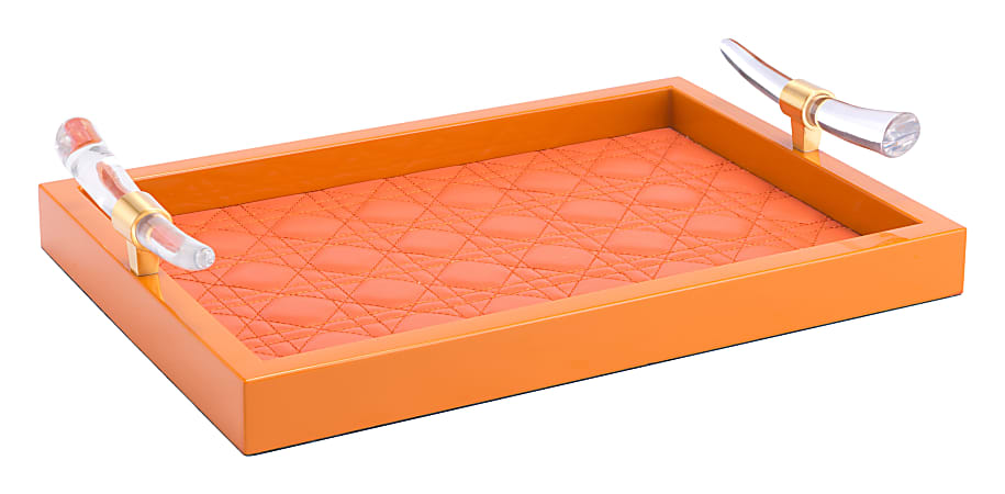 Zuo Modern Gina Tray, Orange
