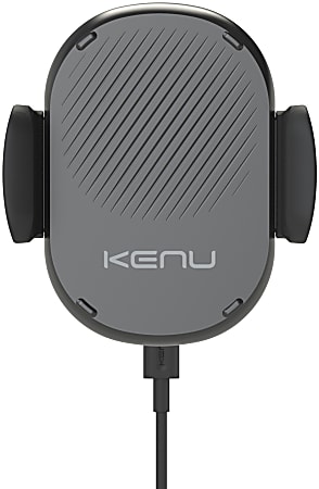 Kenu Airframe Wireless Fast-Charging Vent Mount Phone Holder, Black, AON300401