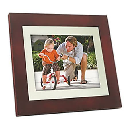 Shomi 8" Digital Picture Frame, Wood Look