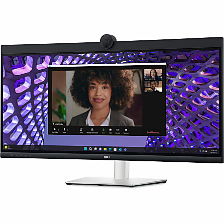 Dell P3424WEB 34" Class Webcam UW-QHD Curved Screen LED Monitor - 21:9 - 34.1" Viewable - In-plane Switching (IPS) Technology - DELLP3424WEB