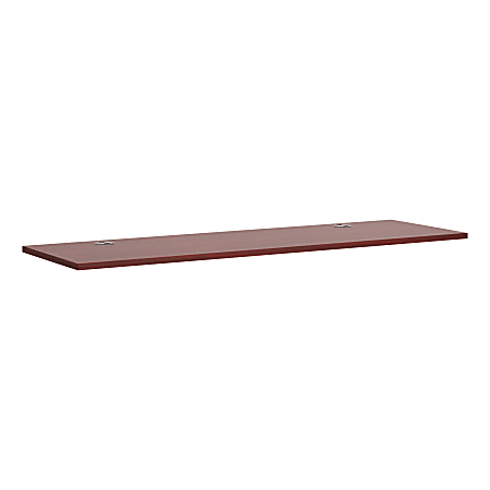 HON® Casegoods Series Table Top, Rectangle, 72"W x 24"D, Mahogany
