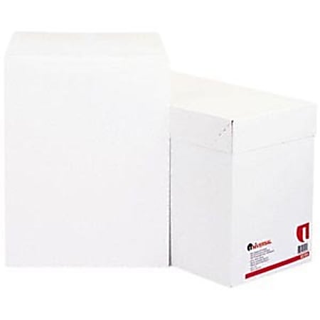 Universal 45104 Catalog Envelope - #97 (10" x 13") - 24lb - Gummed - Paper - 250 / Box - White