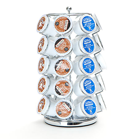 Mind Reader Coffee Carousel For 35 K-Cup Pods, Silver