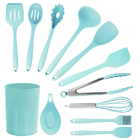 MegaChef Silicone Cooking Utensils Assorted Set Of 12 Utensils