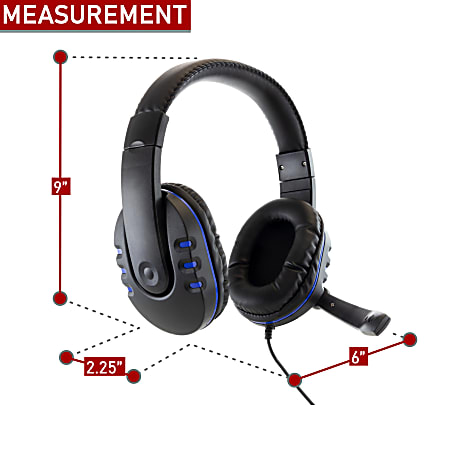 GameFitz Wired Stereo Gaming Headset For PS4 XB1 And Nintendo