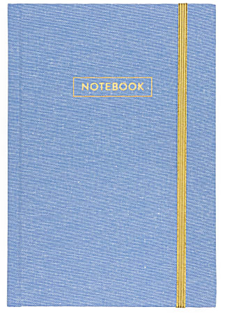 Eccolo Style Journal, 6” x 8”, 256 Pages, Chambray/Blue Linen/Ivory