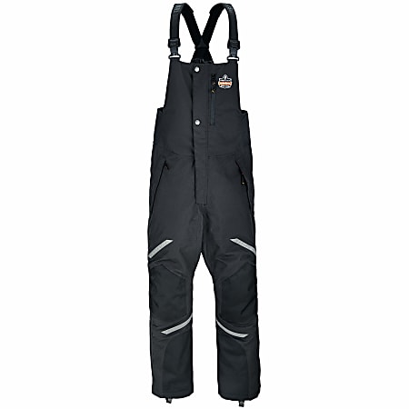 Ergodyne N-Ferno 6471 Thermal Bibs, Medium, Black