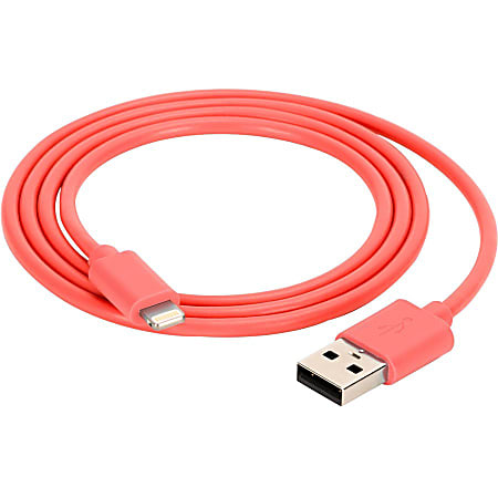 Griffin Standard-Length USB to Lightning Connector Cable - 3 ft Lightning/USB Data Transfer Cable for iPhone, iPad mini, iPod, iPad Air, iPod touch, iPad, PC, MAC - First End: 1 x Type A Male USB - Second End: 1 x Lightning Male Proprietary Connector