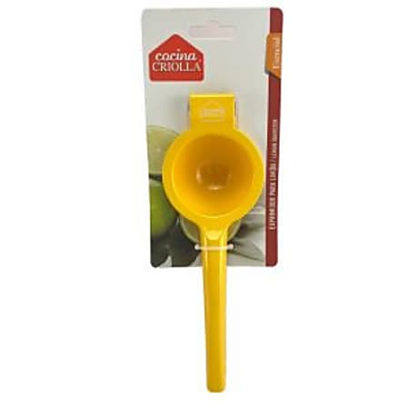 Cocina Criolla Large Lemon Squeezer, Yellow