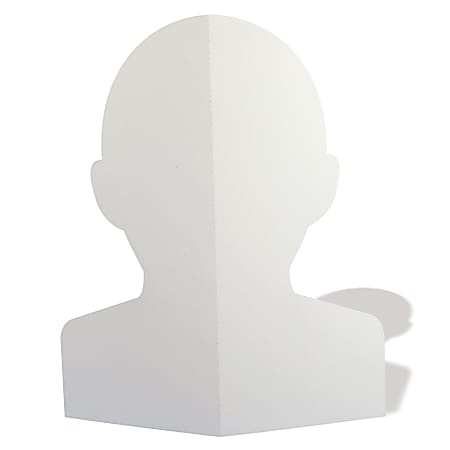 Roylco Stand Up Self Portrait Kit, White, Pack Of 40 Portraits