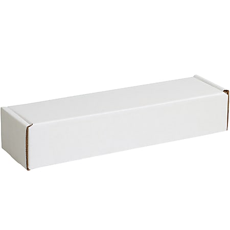 Partners Brand 15" Corrugated Mailers, 2"H x 2"W x 15"D, White, Pack Of 50