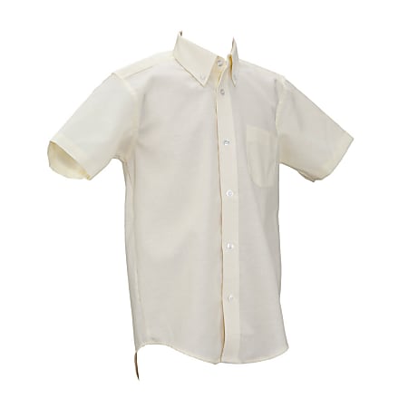 Royal Park Unisex Uniform, Short-Sleeve Polo Shirt, Large, Yellow