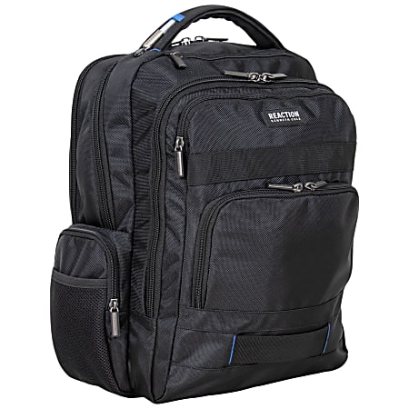 Kenneth Cole Reaction Backpack For 17 Laptops Black - Office Depot