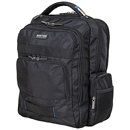 Kenneth Cole Reaction Backpack For 17 Laptops Black Office Depot
