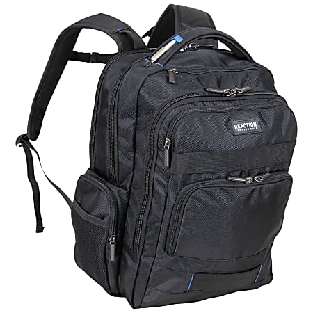 Kenneth Cole Reaction Backpack For 17 Laptops Black - Office Depot