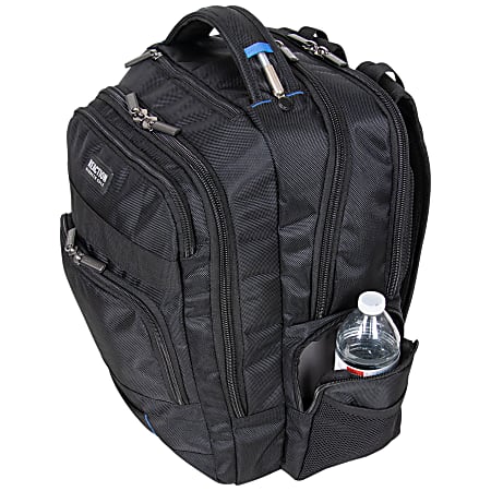 Kenneth Cole Reaction Backpack For 17 Laptops Black Office Depot