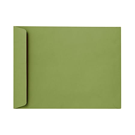 LUX #6 1/2 Open-End Envelopes, Peel & Press Closure, Avocado Green, Pack Of 250