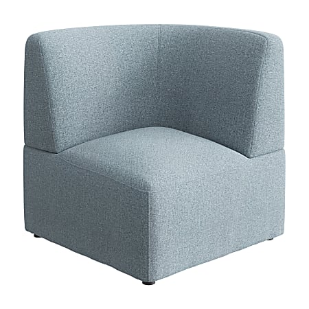 Bush Business Furniture Assemble Modular Corner Lounge Chair, Mist Fabric, Standard Delivery