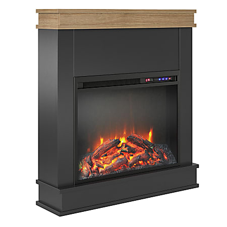 Ameriwood™ Home Mateo Fireplace With Mantel, 32-7/8”H x