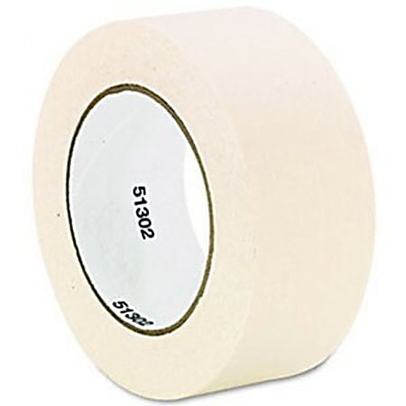 Universal General Purpose Masking Tape - 48mm Width x 55m Length - 3" Core - Removable - Dispenser Not Included - 1 / Pack