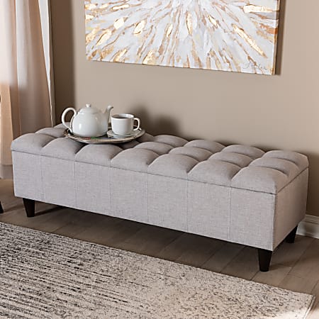 Baxton studio online storage bench