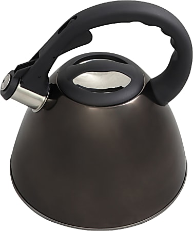 Mr. Coffee Clarendon 2.6-Quart Tea Kettle, Gunmetal Metallic