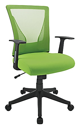 Brenton Studio® Radley Mesh Mid-Back Task Chair, Green/Black