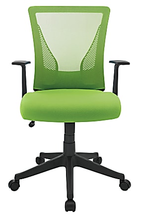 Green and black office chair clearance