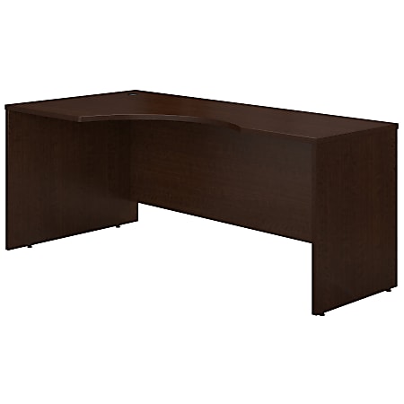 Bush Business Furniture Components 72"W Corner Left-Hand Computer Desk, Mocha Cherry, Standard Delivery