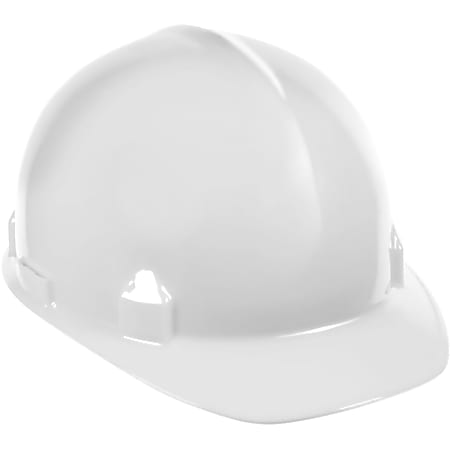 Kimberly-Clark SC-6 Ratchet Suspension Hard Hat - Lightweight, Adjustable Ratchet, Impact Absorption - Head Protection - High-density Polyethylene (HDPE) - White - 1 Each
