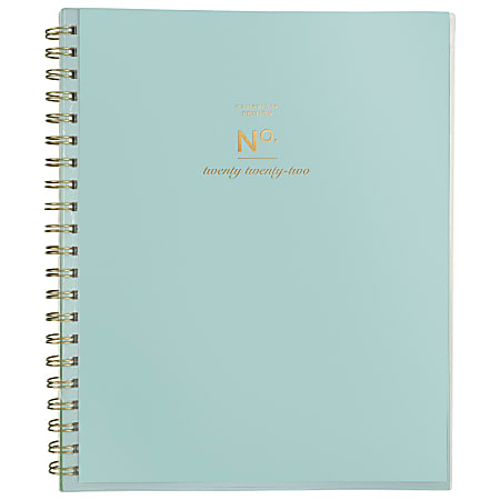 Cambridge® WorkStyle Weekly/Monthly Planner, Letter-Size, Green, January To December 2022, 1575-901