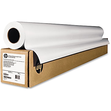 HP Inkjet Print Canvas, 36" x 49-7/8', Matte White