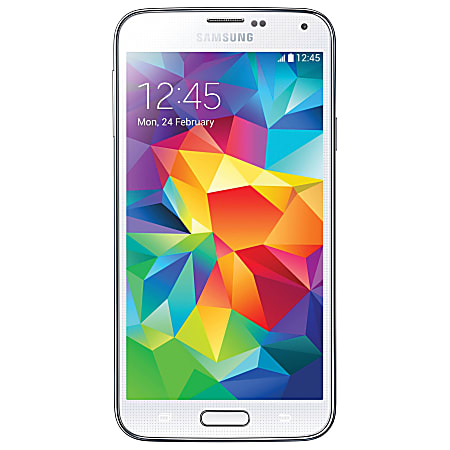 Samsung Galaxy S5 G900A Certified Refurbished Cell Phone, White, PSC100008