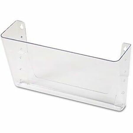 Universal Letter File Pocket - 8 1/2" x 11" - Polypropylene, Vinyl, Polyvinyl Chloride (PVC), Plastic - Clear - 1 Each