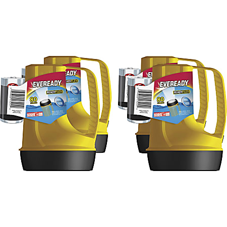 Eveready ReadyFlex LED Floating Lantern, Yellow, Pack Of 4