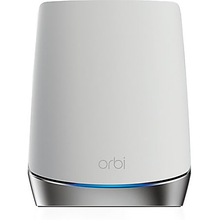 Netgear Orbi RBK753 Wi-Fi 6 IEEE 802.11ax Ethernet Wireless Router - 2.40 GHz ISM Band - 5 GHz UNII Band - 6 x Antenna(6 x Internal) - 525 MB/s Wireless Speed - 3 x Network Port - 1 x Broadband Port - Gigabit Ethernet - VPN Supported - Desktop