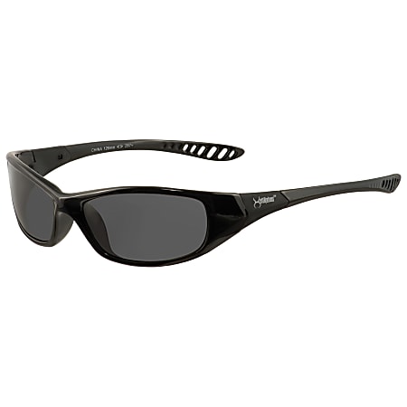 Kleenguard V40 Hellraiser Safety Eyewear  Ultraviolet Protection  Smoke Lens  Black Frame - 25714
