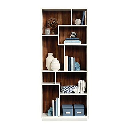 Sauder Vista Key Modern Bookcase Oak, Sonax Hawthorn 72 Inch Tall Bookcase