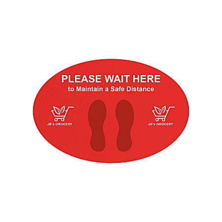  Made in The USA 12 Pack of 6 X 18 Vinyl Decal Protect Your Business Work Place & Customers High Traffic Area Non-Slip Floor Marker
