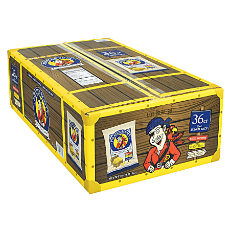 Pirate's Booty Natural Aged White Cheddar Popcorn, 0.5-Oz Bag, Pack Of 36