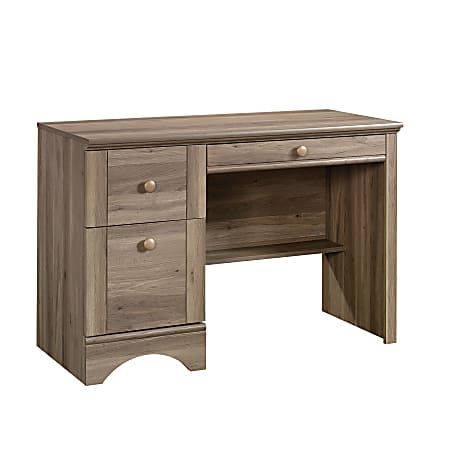 Sauder Harbor View 44 W Computer Desk Salt Oak Office Depot