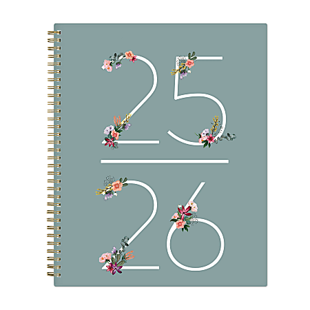 2025-2026 Blue Sky Weekly/Monthly Academic Planner, 8-1/2" x 11", Greta, July 2025 To June 2026, 136479